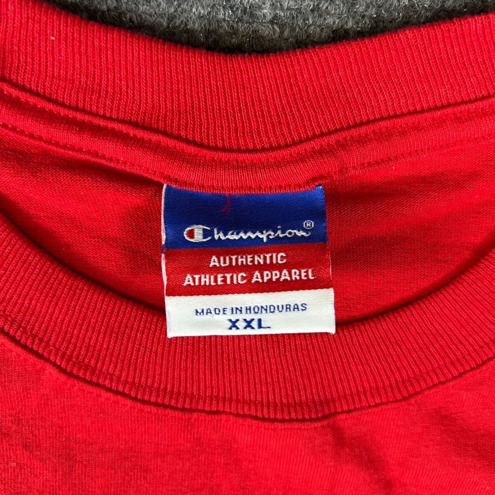 Champion Rutgers vs Norfolk State Gameday 2007 Signed T-Shirt Red XXL Mens - Picture 4 of 8